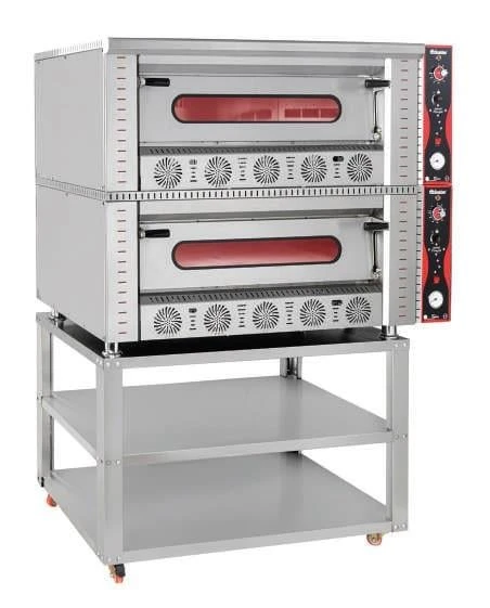 Himaksan Çift Katlı Pizza Fırını Doğalgazlı 6 + 6 Pizza ürün görseli