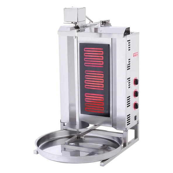 Işıkgaz Silver Elektrikli 3 Radyanlı Üstten Motorlu Döner Ocağı - Resim 2
