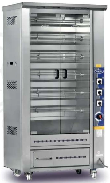 Pimak Dik Tip Piliç Çevirme Makinesi 30 piliç Elektrikli ürün görseli 1