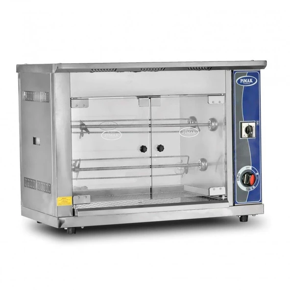 Pimak  Elektrikli Setüstü Piliç Çevirme Makinesi 6 Şiş ürün görseli 1