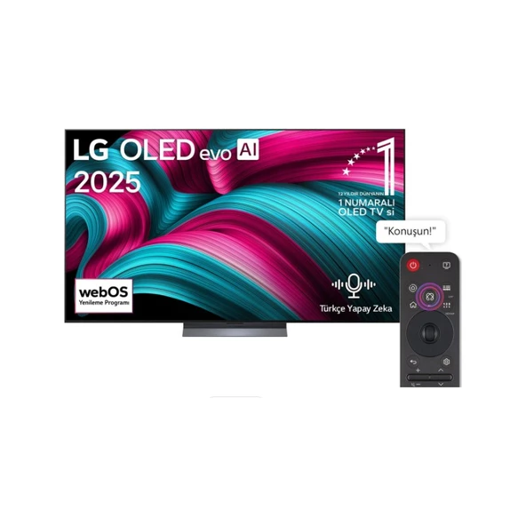 LG OLED55C54LA 55'' 139 Ekran Uydu Alıcılı 4K Ultra HD webOS OLED evo TV