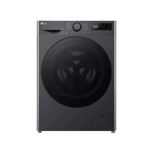 LG F4Y5EYWYJ.AMBPLTK A Enerji Sınıfı 11KG 1400 Devir Çamaşır Makinesi Siyah