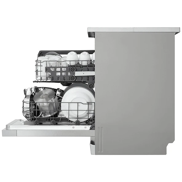 LG DFC612FVE D Enerji Sınıfı 5 Program 14 Kişilik Bulaşık Makinesi Prime Gümüş - 4