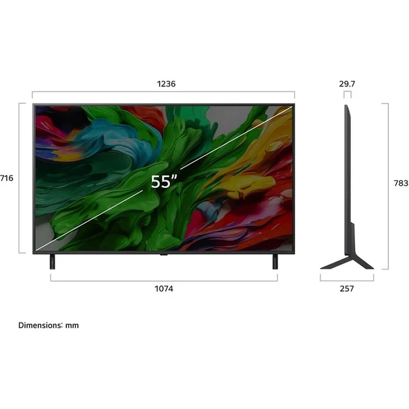 LG 55QNED86A6A 55'' 139 Ekran Uydu Alıcılı 4K Ultra HD Smart webOS QNED TV - 5