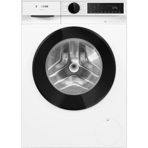 Siemens SİEMENS WG42K2Z0TR iQ500 Çamaşır Makinesi 9 kg 1200 dev./dak., Beyaz