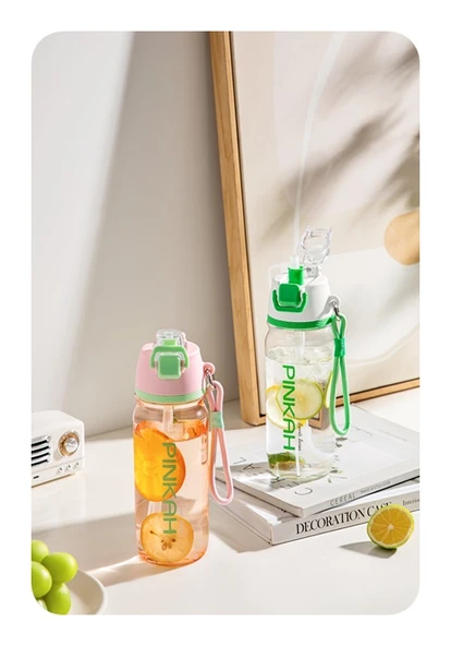 PINKAH SPRAY KAPAKLI SPORTİF TRITAN MATARA 800 ML