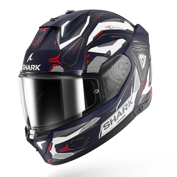 SHARK SKWAL İ3 LINIK MAVİ BEYAZ SİYAH KAPALI KASK ürün görseli 1