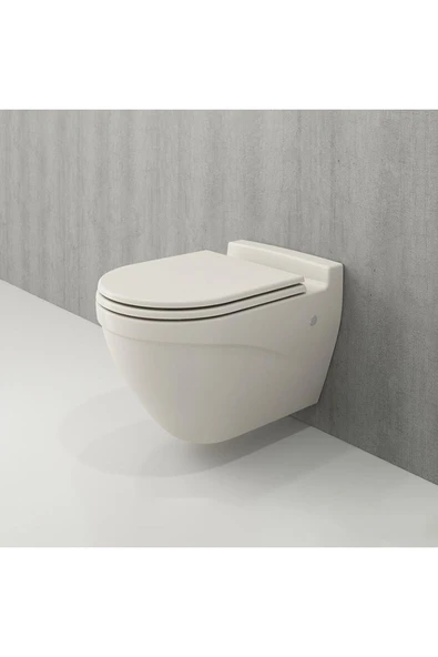 Taormina Arch Asma Klozet Parlak Bisküvi Kapak Hariç 1012-014-0128 - 2