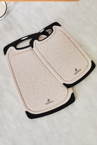 Daily Granit Desenli Krem 2'li Kesme Tahtası 25/31 cm - Resim 4