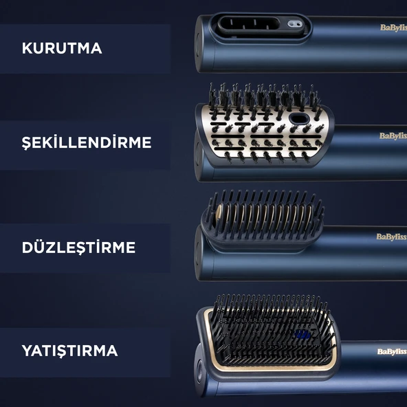 Babyliss Saç Kurutma ve Şekillendirme Seti Air Wand, Paddle Başlık dahil, 1600W, 3 Başlık, İyon Teknolojisi - Resim 2