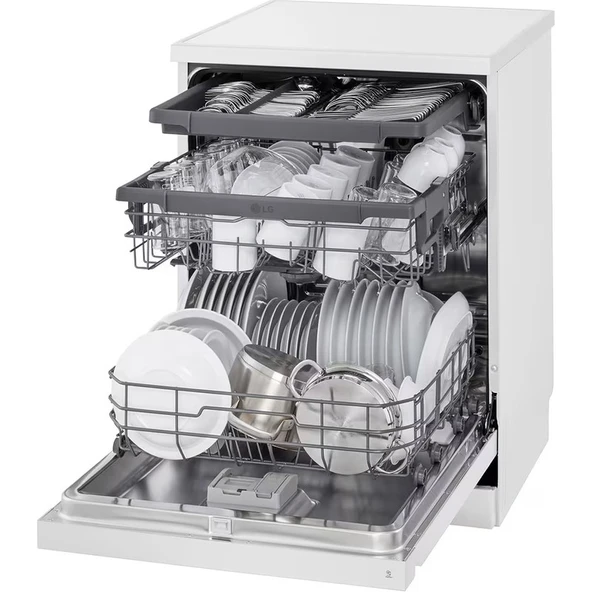LG DFC513FW.ABWPLTK D Enerji Sınıfı 9 Programlı Bulaşık Makinesi Beyaz - 3
