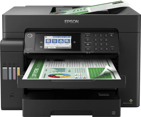 EPSON L15150 RENKLİ TANKLI FAX-FOT-TAR-YAZICI A3