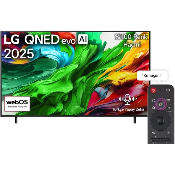 LG 55QNED86A6A 55'' 139 Ekran Uydu Alıcılı 4K Ultra HD Smart webOS QNED TV