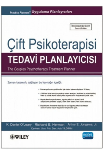 Nobel Çift Psikoterapisi Tedavi Planlayıcısı / The Couples Psychotherapy Treatment Planner
