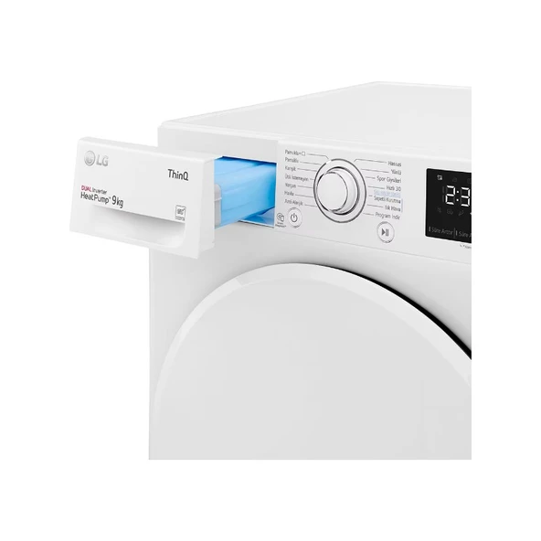 LG RH90V3AV0N A Enerji Sınıfı 9 kg Çamaşır Kurutma Makinesi - 2