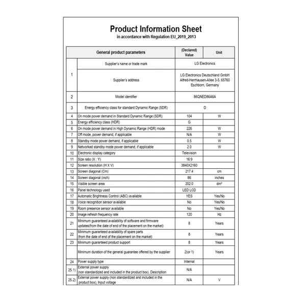 LG 86QNED86A 86'' 218 Ekran Uydu Alıcılı 4K Ultra HD Smart webOS QNED TV - 5