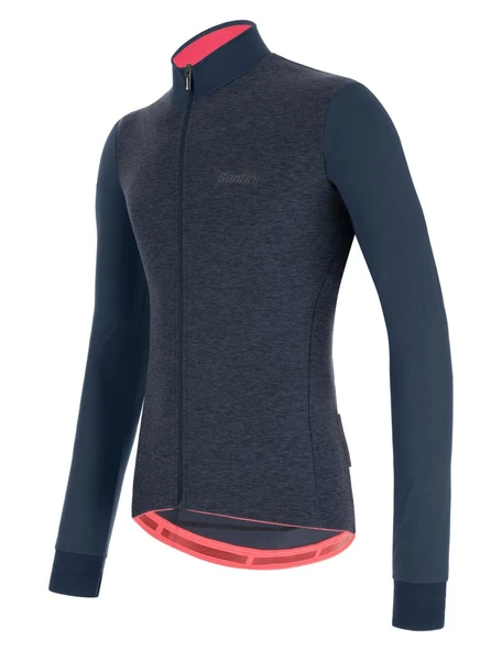 Santini Colore Puro Erkek Termal Kışlık Bisiklet Forması 2W216075RCOLORPUR0 - Resim 8