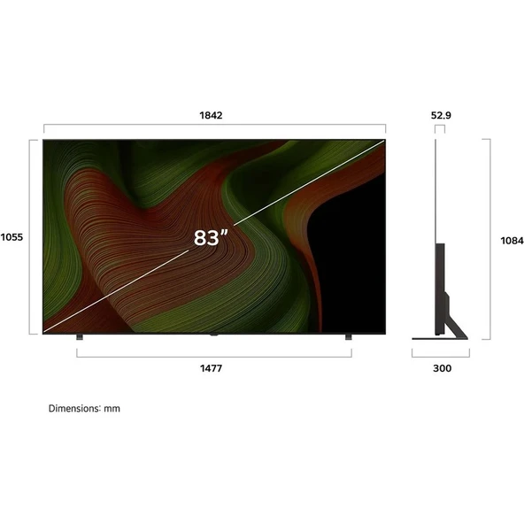 LG OLED83B56LA 83'' 210 Ekran Uydu Alıcılı 4K Ultra HD Smart webOS OLED TV - 5