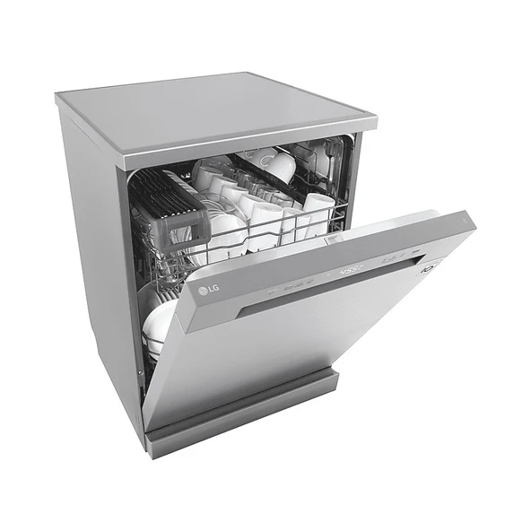 LG DFC612FVE D Enerji Sınıfı 5 Program 14 Kişilik Bulaşık Makinesi Prime Gümüş - 2