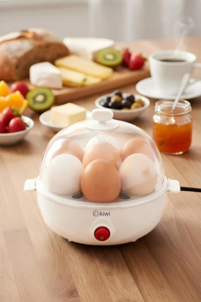 Kiwi Keb-4309 7 Yumurtalık Yumurta Pişirici Beyaz - 3