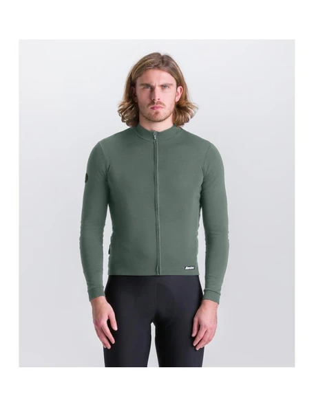 Santini Impetus Terranova Kışlık Yün Bisiklet Forması 4M216075CIMPET - Resim 3