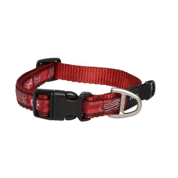 Rogz Fancy Dress Halsband M Red Rogz Bone Boyun Tasması ürün görseli