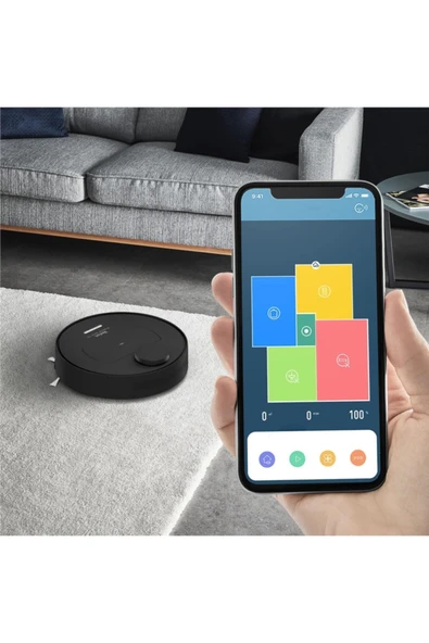 TEFAL RG7675 X-Plorer Serie 75 Mop Özellikli Akıllı Robot Süpürge Evcil Hayvan Dostu - Resim 7