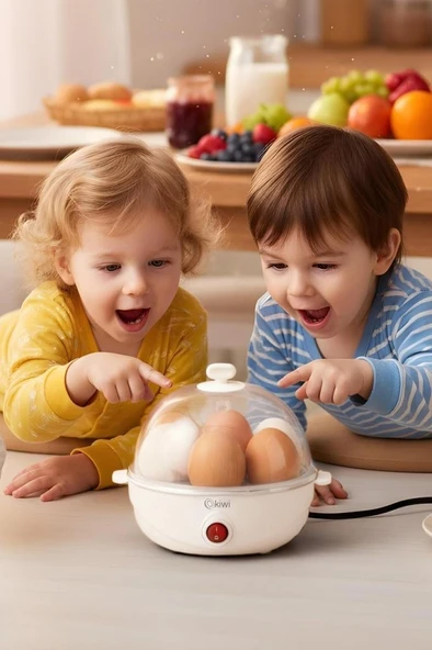 Kiwi Keb-4309 7 Yumurtalık Yumurta Pişirici Beyaz - 2