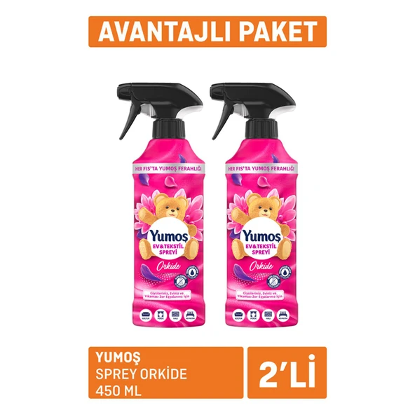 Yumoş Sprey Orkide 2 X 450 Ml ürün görseli 1