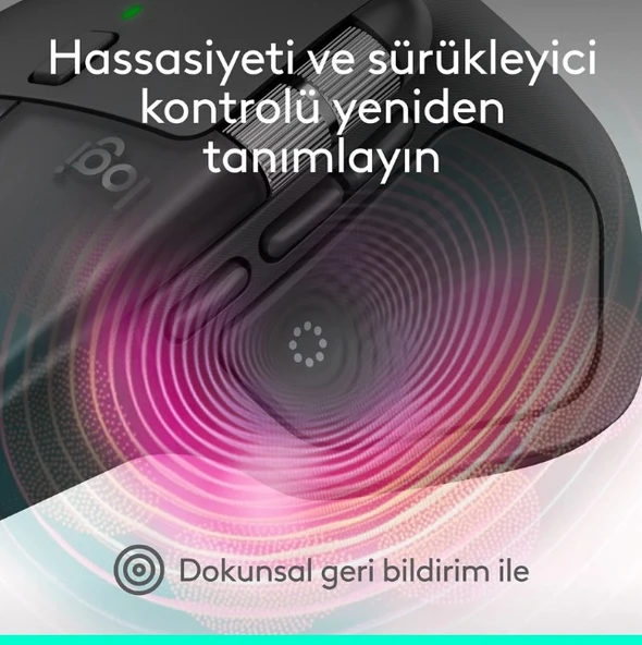 MX Master 4 Kablosuz Mouse- Grafit - Resim 7