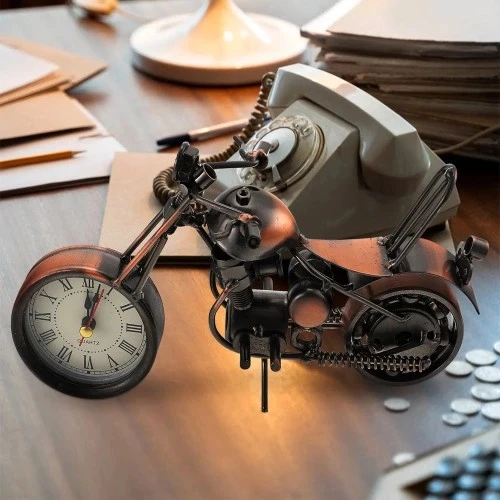 Metal Motosiklet Saat - 3