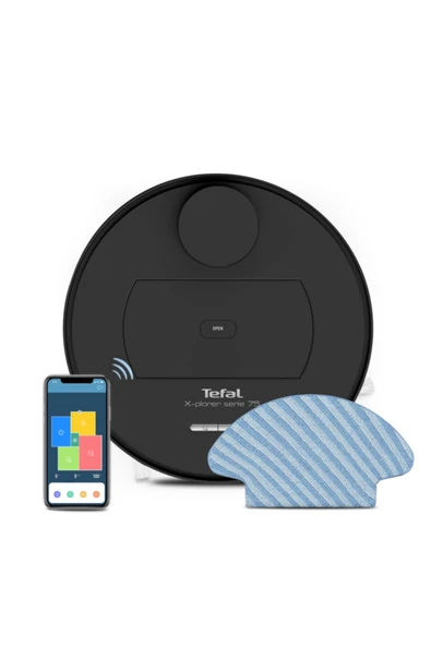 TEFAL RG7675 X-Plorer Serie 75 Mop Özellikli Akıllı Robot Süpürge Evcil Hayvan Dostu ürün görseli