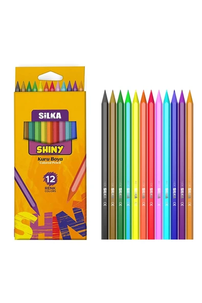 Osaka Sulu Boya 12'li Pastel Boya 12'li Silka Kuru Boya 12'li Fixpoint Keçeli Kalem 12'li Okul Seti - 4