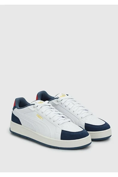 Puma E6Court Classico Sport Beyaz Erkek Sneaker 40073109 - Resim 2