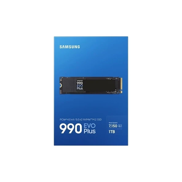 Samsung 1TB 990 EVO PLUS NVMe M.2 SSD (Okuma Hızı 7150MB / Yazma Hızı 6300MB)