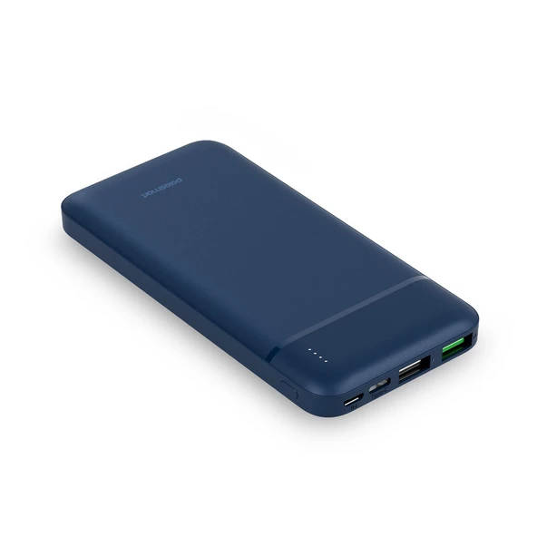 Polosmart PBS131 10000 mAh Powerbank Type-C Girişli Çift USB Hızlı Şarj Cihazı Navy