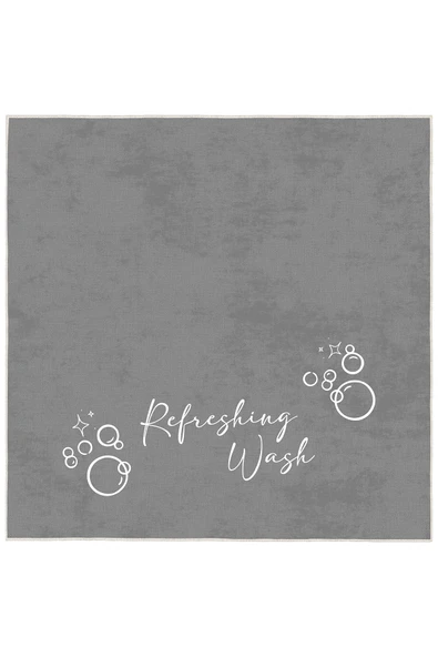 cmn home Kaymaz Tabanlı Çamaşır Makinesi Örtüsü Modern Kullanışlı Yıkanabilir Mat ÇMŞ12 - 5