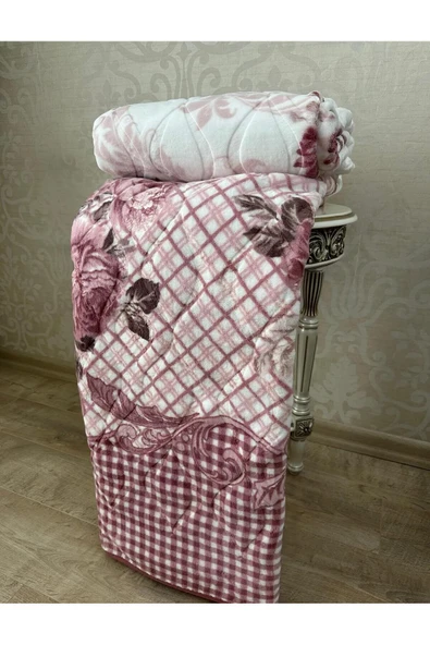 Sarar Polyester Tek Kişilik Gül Kurusu Battaniye(İNCE 1.8 KG)