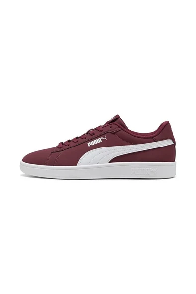 Puma Smash 3.0 Buck Erkek Bordo Sneaker Ayakkabı 39233618 - Resim 2