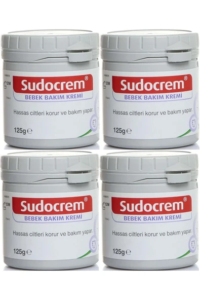 Sudocrem Sudocrem Cilt Bebek Bakım - Pişik Kremi 125gr (4 LÜ SET)