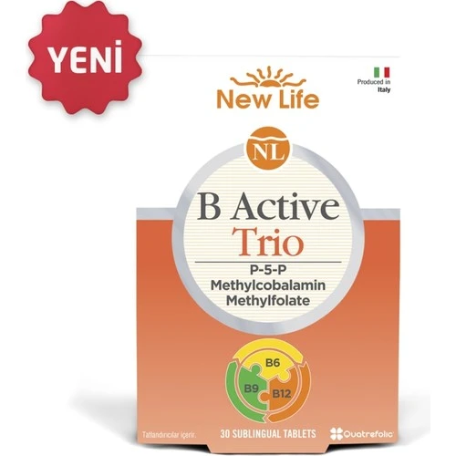 NewLife B Active Trio 30 Tablet - SKT: 01/2028 ürün görseli 1