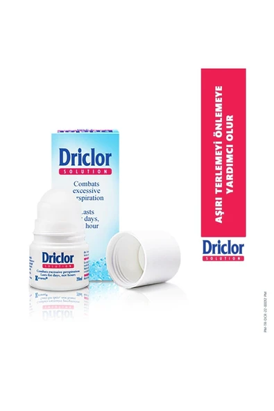 Driclor Driclor Aşırı Terleme Önleyici Antiperspirant Roll-On 20ml - Resim 4