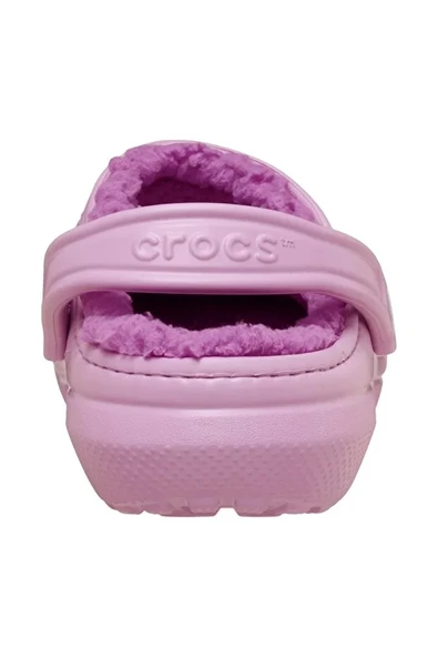 Crocs Classic Lined Clog Unisex Sarı İçi Yünlü Günlük Terlik 203591-5BX - Resim 5