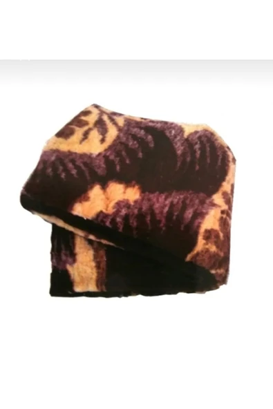 Bilgiçler Çift Kişilik Peluş Battaniye Kahve.