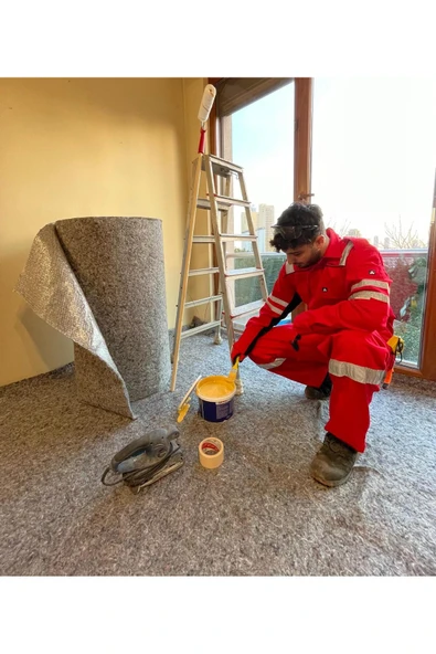 Home Zemkor Zemin Koruma Örtüsü Boyacı Keçesi Zemin Tadilat Örtüsü 50m2 - 2