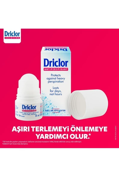 Driclor Driclor Aşırı Terleme Önleyici Antiperspirant Roll-On 20ml X3 - Resim 6