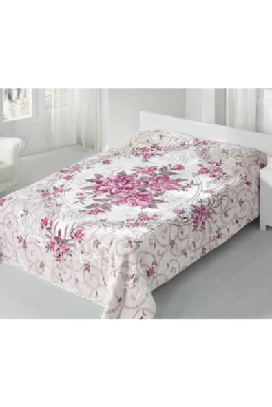 Sarar Çift Kişilik Battaniye- Fruze Fuşya