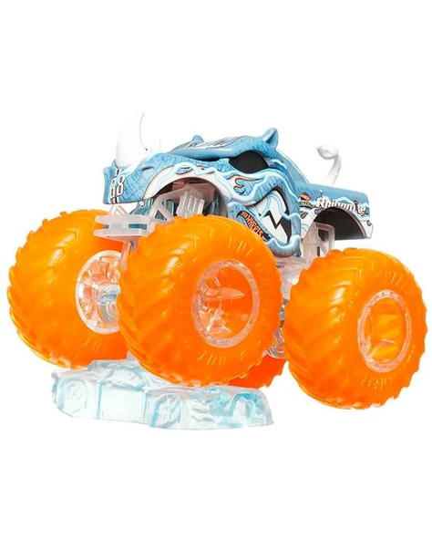 Hot Wheels Monster Trucks Power Smashers Rhinomite 1:64 Die Cast Araç HYJ26 - Resim 2