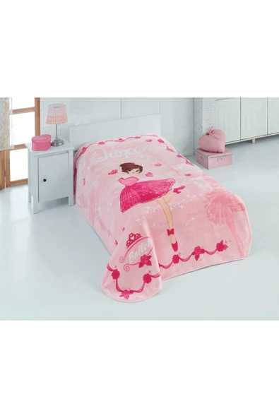 Sarar Tek Kişilik Gift Pembe Çocuk Battaniyesi 2 Kg