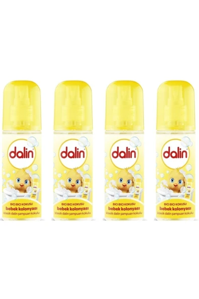 Dalin Dalin Bebek Kolonyası Bıcı Bıcı Klasik 150 Ml X 4 Adet ürün görseli 1